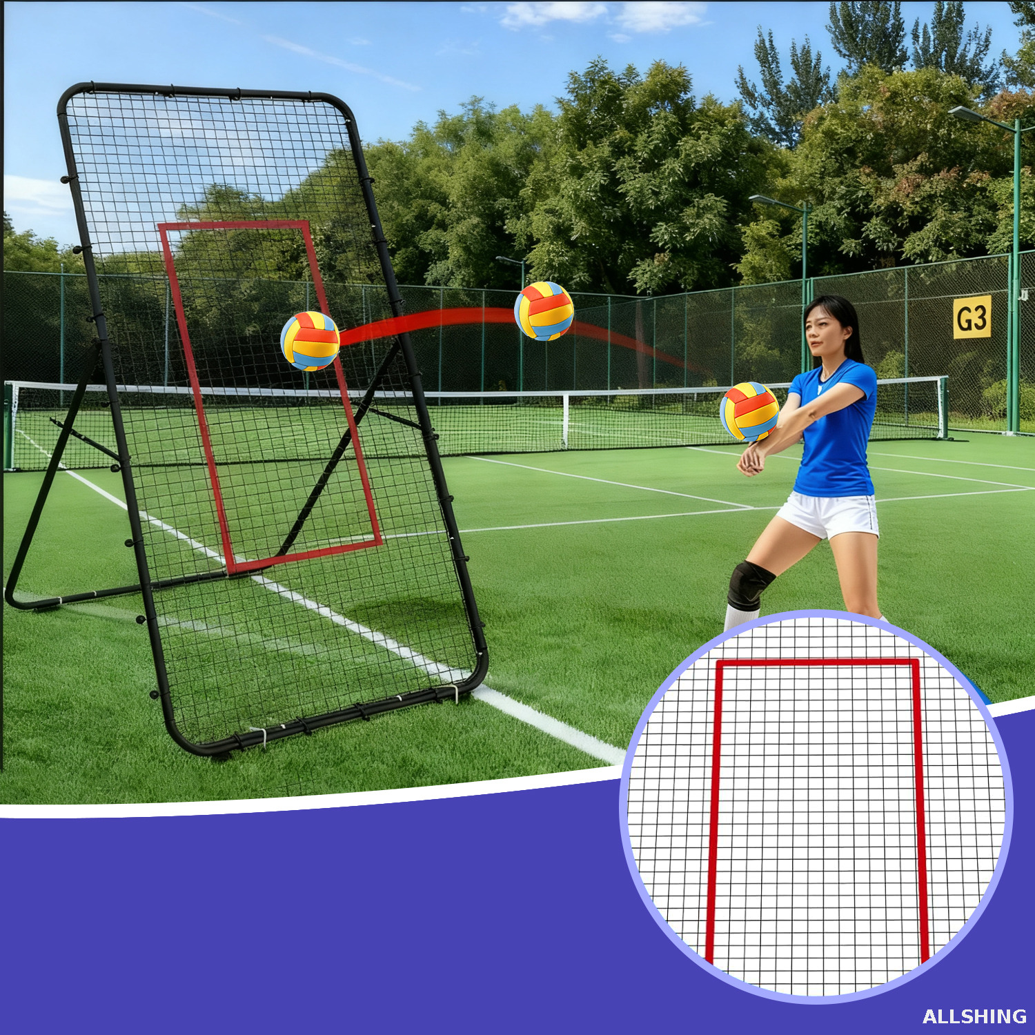 Volleyball Rebounder Net